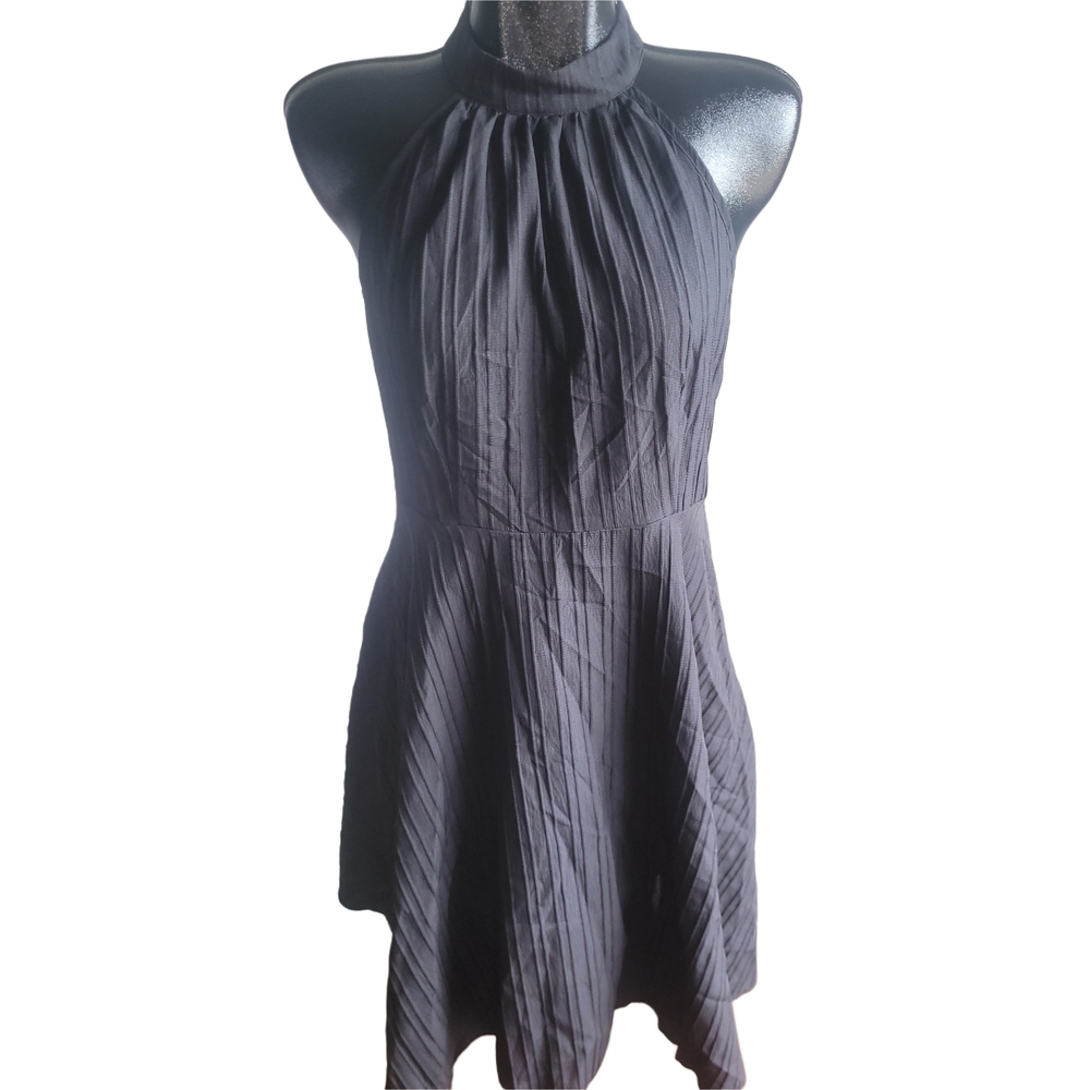 Shein Black Halter Midi Dress Size L